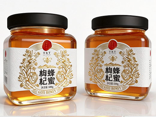 同仁堂枸杞蜂蜜包装设计