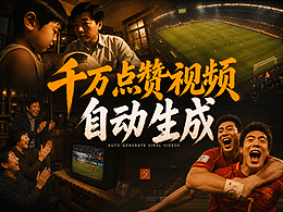 视频创作新王！1591万点赞同款视频自动出