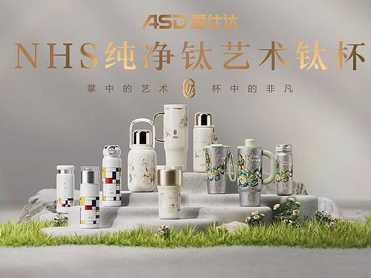 保温杯终极形态のAIGC动画