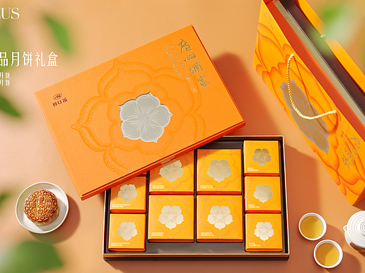 广州酒家非凡臻品月饼礼盒 | 美食摄影 | 大蕉创作