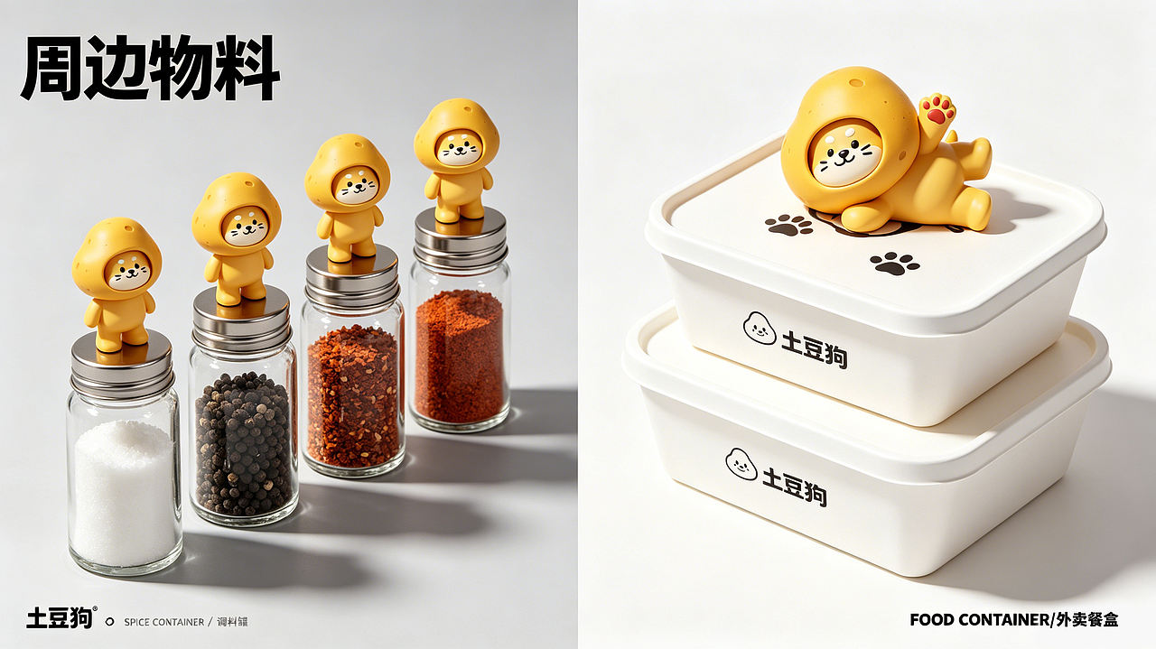 土豆狗品牌设计（图ZNDA4MjU2MzQw） - AI作品 - 站酷设计师苑音原创素材 - 站酷ZCOOL