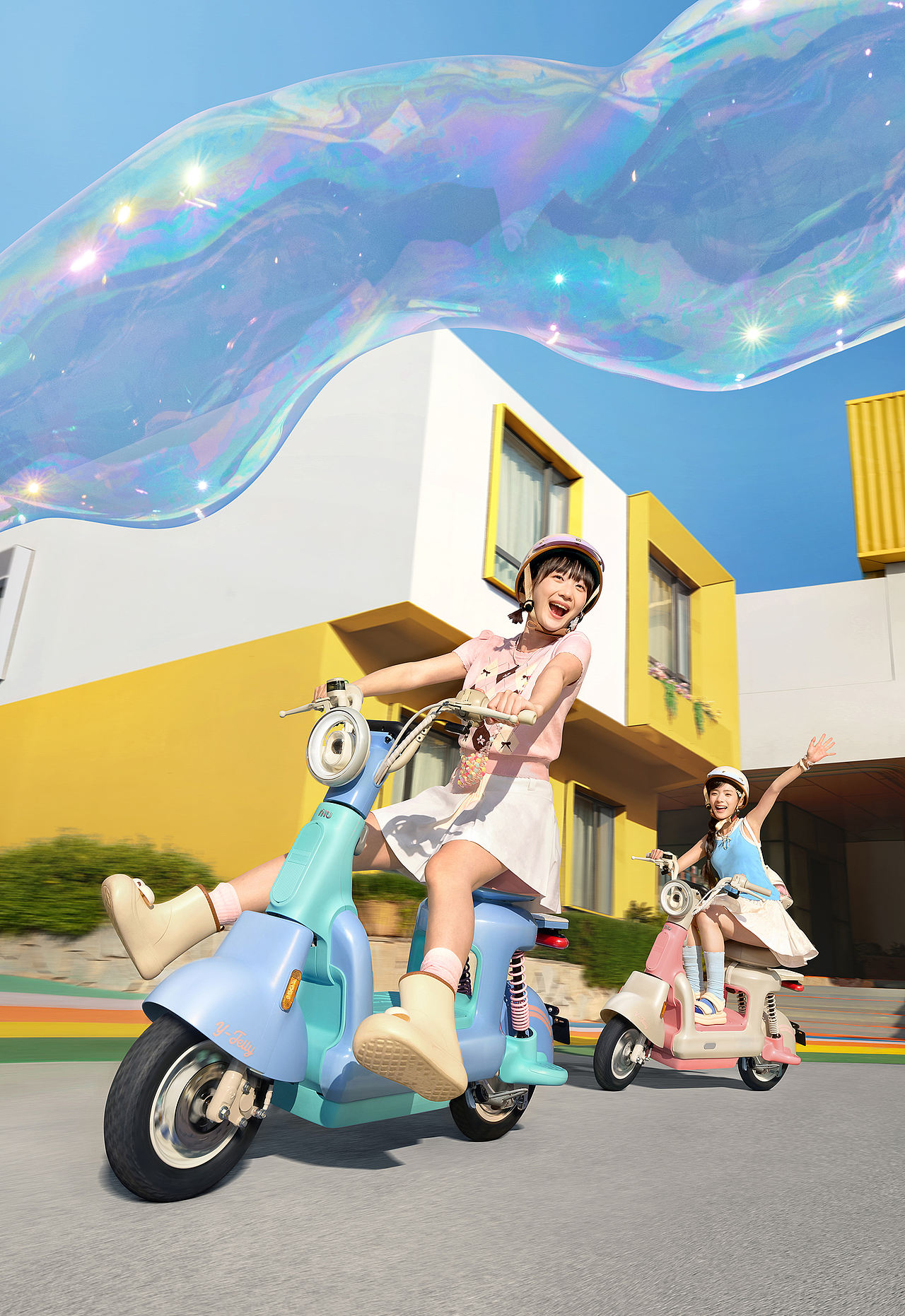 小牛电动 NIU Y果冻（图ZNDA4MjY0NDAw） - 人像摄影 - 站酷设计师FengStudio原创素材 - 站酷ZCOOL