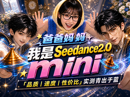 Seedance2.0的痛点🥸被它亲儿子mini全治了