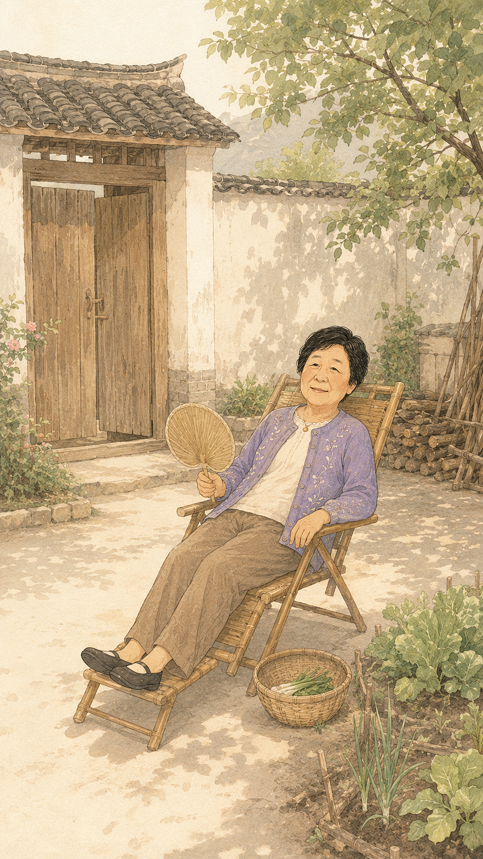 姥爷，不用保佑我们，希望你在那边好好的。（图ZNDA4Mjk3NjA0） - AI作品 - 站酷设计师投以木瓜AIGC原创素材 - 站酷ZCOOL