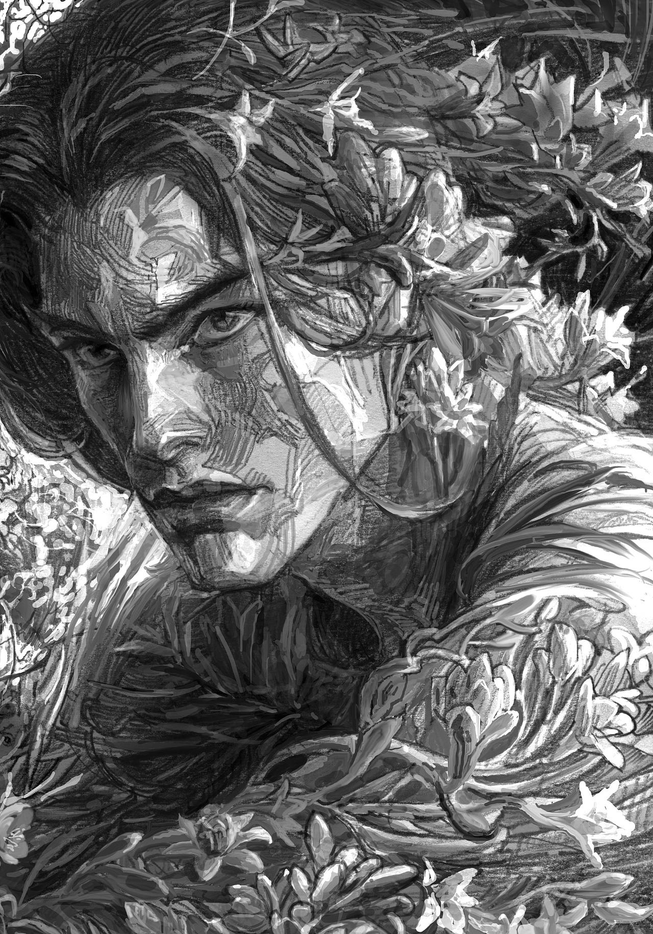 梅兰竹菊/风调雨顺（图ZNDA4MzEyNTY0） - 艺术插画 - 站酷设计师zhangweber原创素材 - 站酷ZCOOL