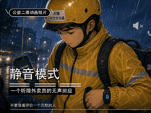 AIGC公益短片《静音模式》，沉默不是冷漠