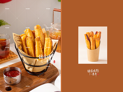 爆浆薯条拍摄/烤红薯干/宜昌美食摄影/食欲感拍照