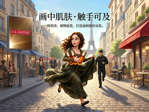 《画中肌肤,触手可及》