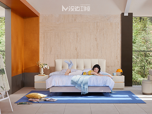家具拍摄｜顾家家居抱抱软床