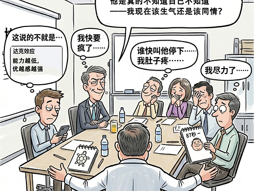 开会时最爱打断你的那个人，其实不知道自己有多蠢