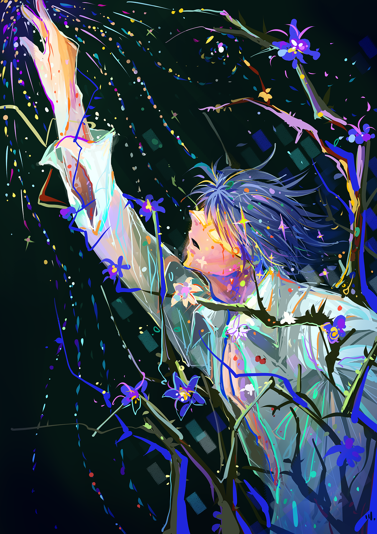 暗夜流光系列丨存在本身,就是价值(图ZNDA4MzkxMjg4) - 创作习作 - 站酷设计师野生画手川原创素材 - 站酷ZCOOL