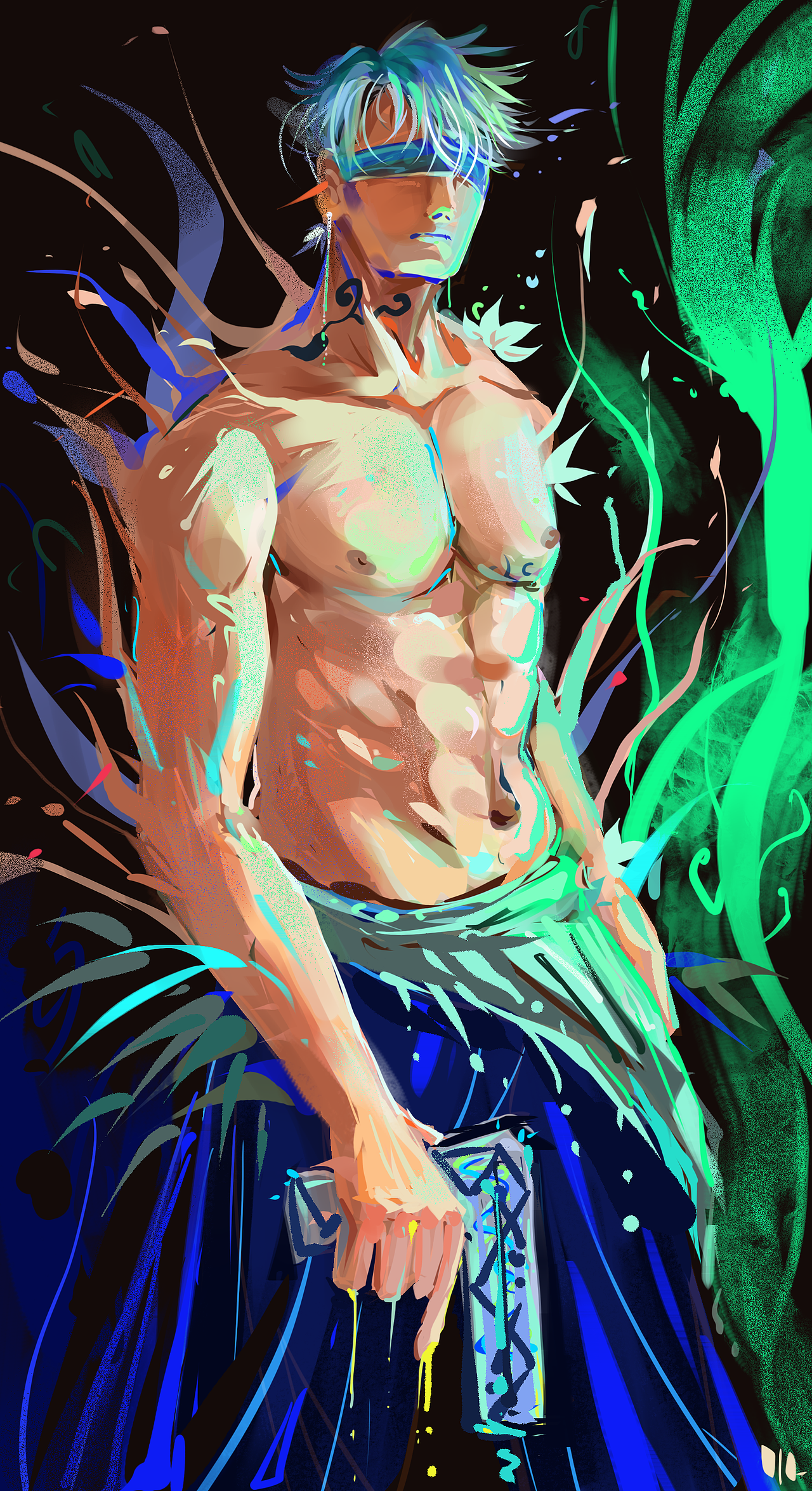 暗夜流光系列丨存在本身,就是价值(图ZNDA4MzkxMjky) - 创作习作 - 站酷设计师野生画手川原创素材 - 站酷ZCOOL