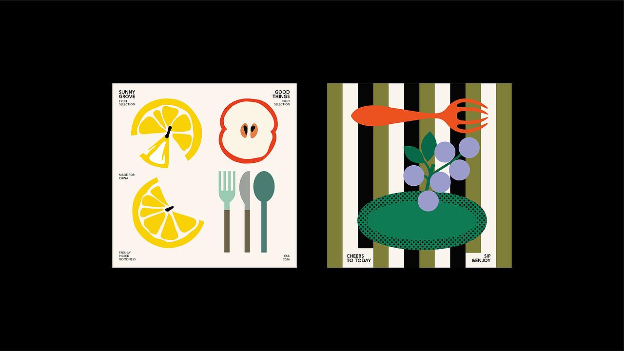 FRUITFUL WARE|水果图形驱动的餐具品牌设计(图ZNDA4MzkzNzA4) - 品牌 - 站酷设计师DALI大莉原创素材 - 站酷ZCOOL