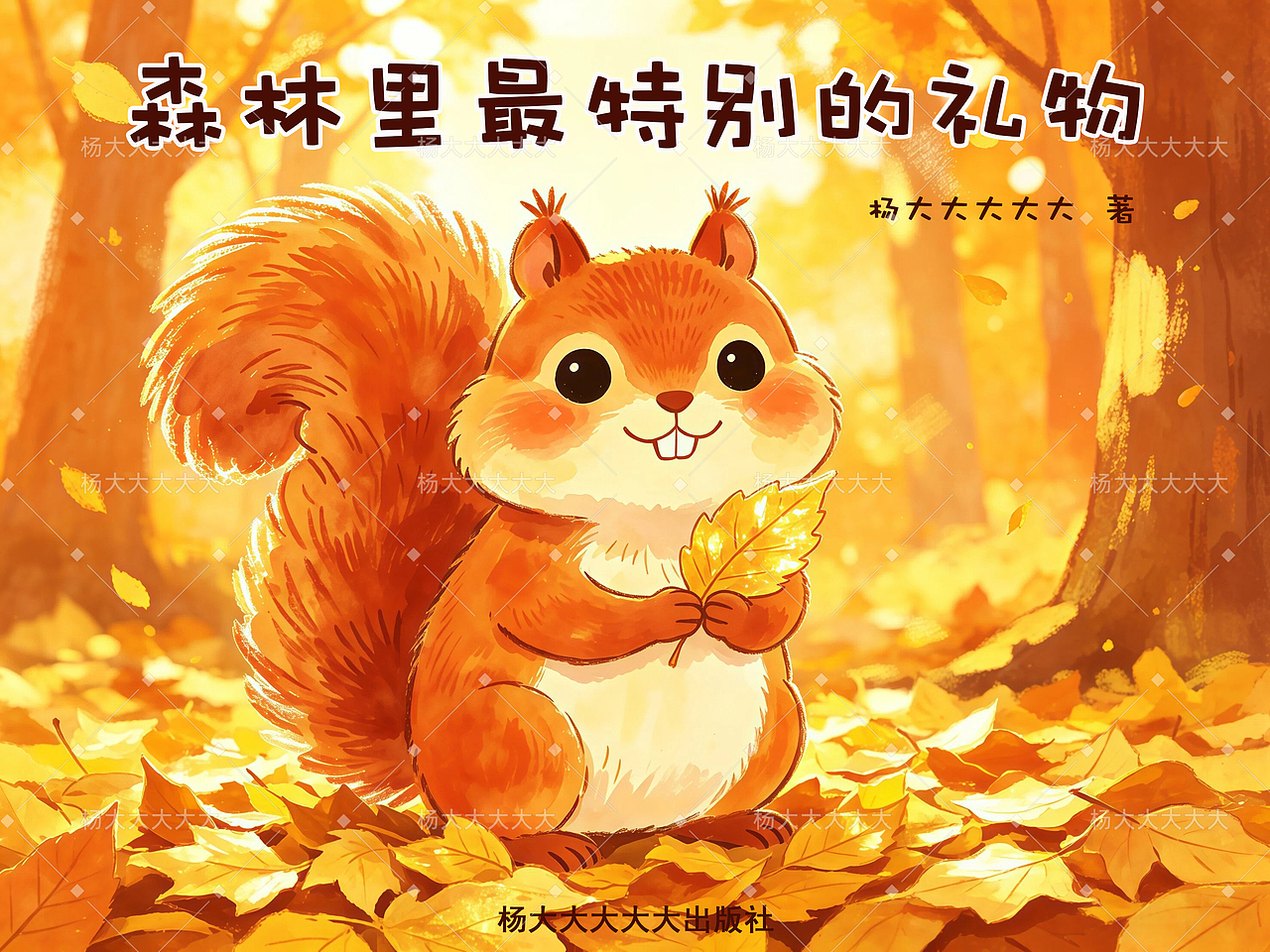 森林里最特别的礼物（图ZNDA4NDAxMzMy） - 绘本 - 站酷设计师杨大大大大大11原创素材 - 站酷ZCOOL