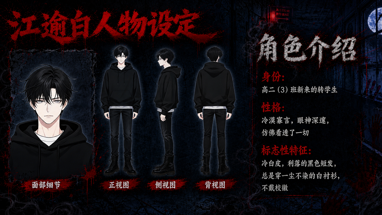 《天呐!我的影子想取代我》2D漫剧展示方案(图ZNDA4NDIwNTQw) - AI作品 - 站酷设计师酸奶拌香蕉原创素材 - 站酷ZCOOL