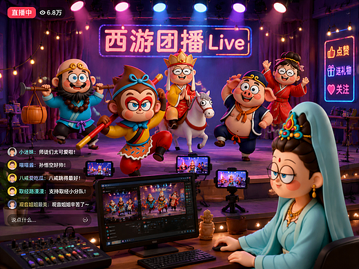 《取经天团·开播中》西游记IP设计