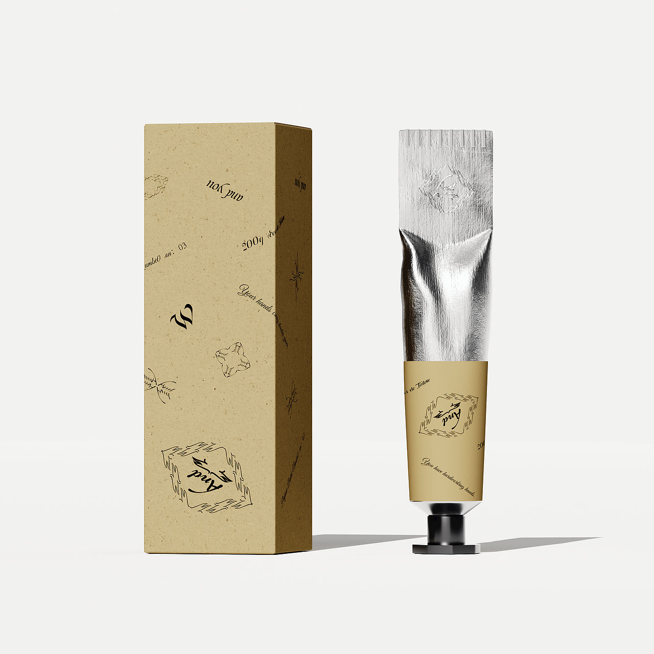 克罗地亚And you 安屿品牌护手霜包装设计（图ZNDA4NDM2OTc2） - 包装 - 站酷设计师你好大海品牌设计原创素材 - 站酷ZCOOL