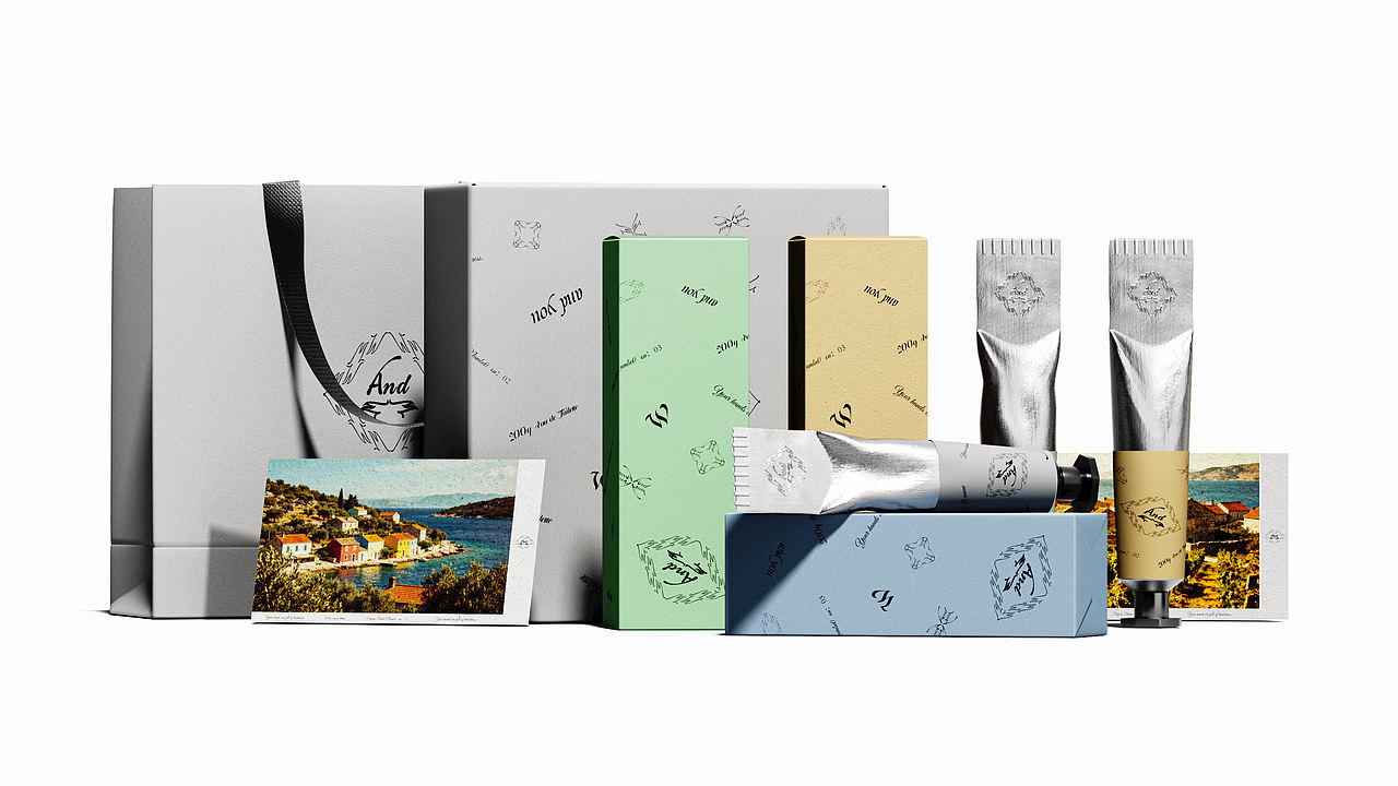 克罗地亚And you 安屿品牌护手霜包装设计（图ZNDA4NDM3MDA4） - 包装 - 站酷设计师你好大海品牌设计原创素材 - 站酷ZCOOL