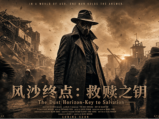 AIGC短片《风沙终点：救赎之钥》