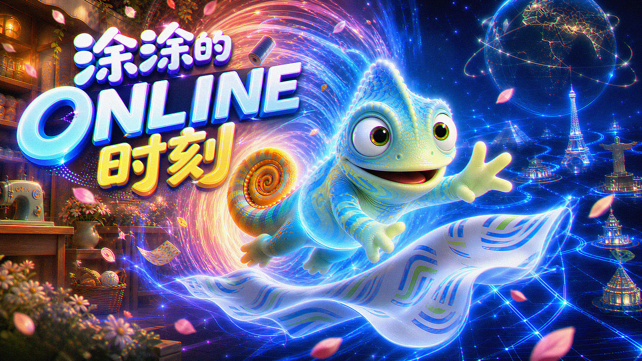 涂涂的ONLINE时刻(图ZNDA4NDU3MDQw) - AI作品 - 站酷设计师JIAJIAN_STUDIO原创素材 - 站酷ZCOOL