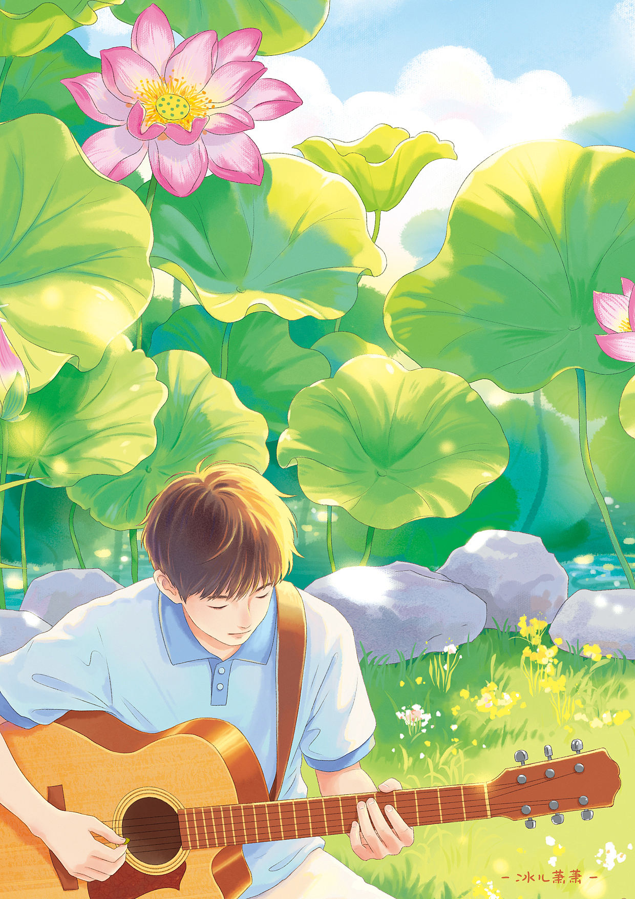 六月插画（图ZNDA4NDU2MDY0） - 儿童插画 - 站酷设计师冰儿萧萧原创素材 - 站酷ZCOOL