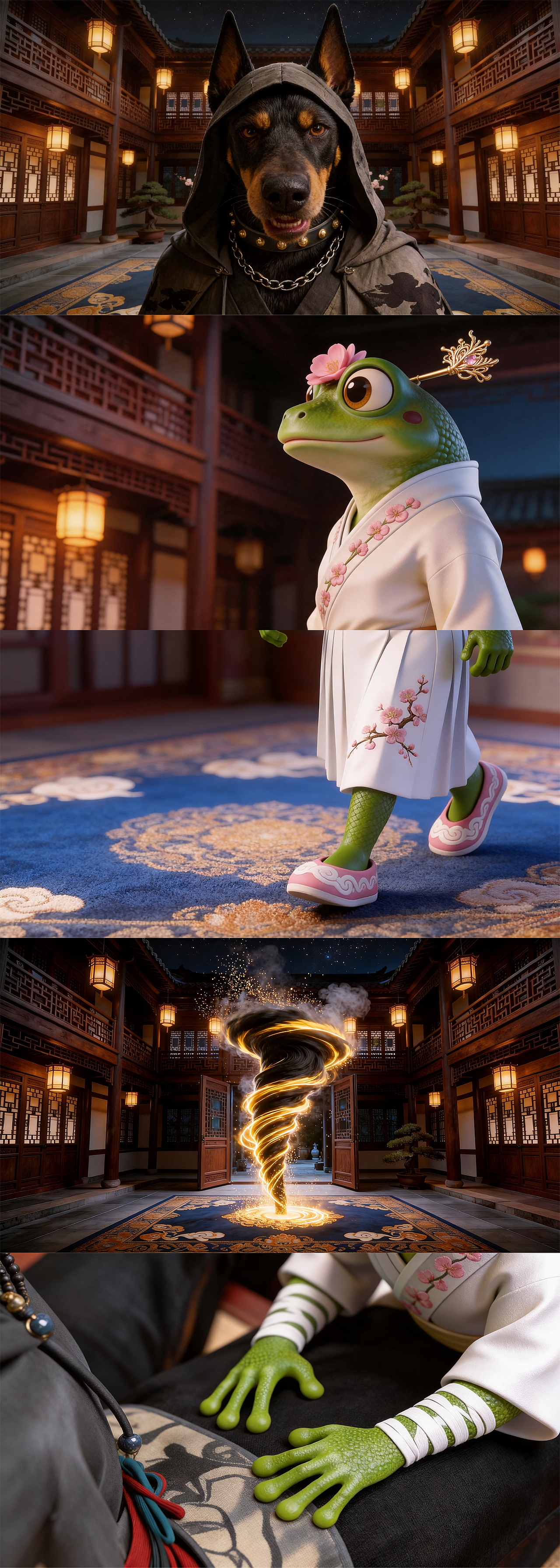 AIGC 3D漫剧《师父是空的 我的命也是》整体方案展示（图ZNDA4NDYzOTM2） - AI作品 - 站酷设计师inmyfeeling原创素材 - 站酷ZCOOL