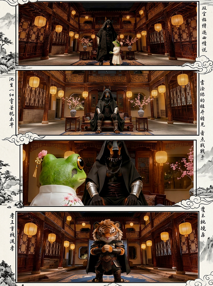 AIGC影视《拜师摸空了师傅》3D漫剧整体方案展示（图ZNDA4NDY0NDY0） - AI作品 - 站酷设计师sinn_原创素材 - 站酷ZCOOL