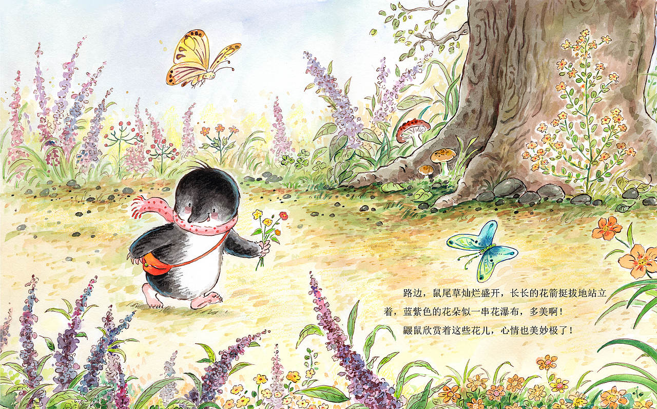 关于鼹鼠的绘本（图ZNDA4NDY0OTQ4） - 儿童插画 - 站酷设计师抱抱小枕头原创素材 - 站酷ZCOOL
