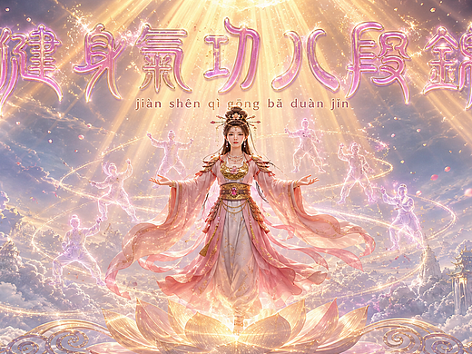 用AI做八段锦素材，真是绝了~