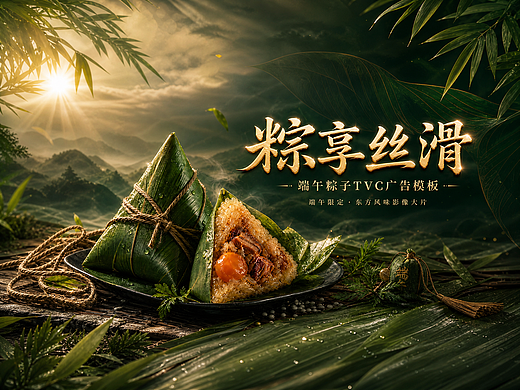 《粽享丝滑》端午粽子食礼TVC广告片