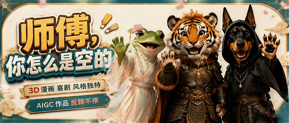 AIGC影视 3D风格《师傅·你怎么是空的》整体方案展示（图ZNDA4NDk2MTA4） - AI作品 - 站酷设计师钰欣1原创素材 - 站酷ZCOOL