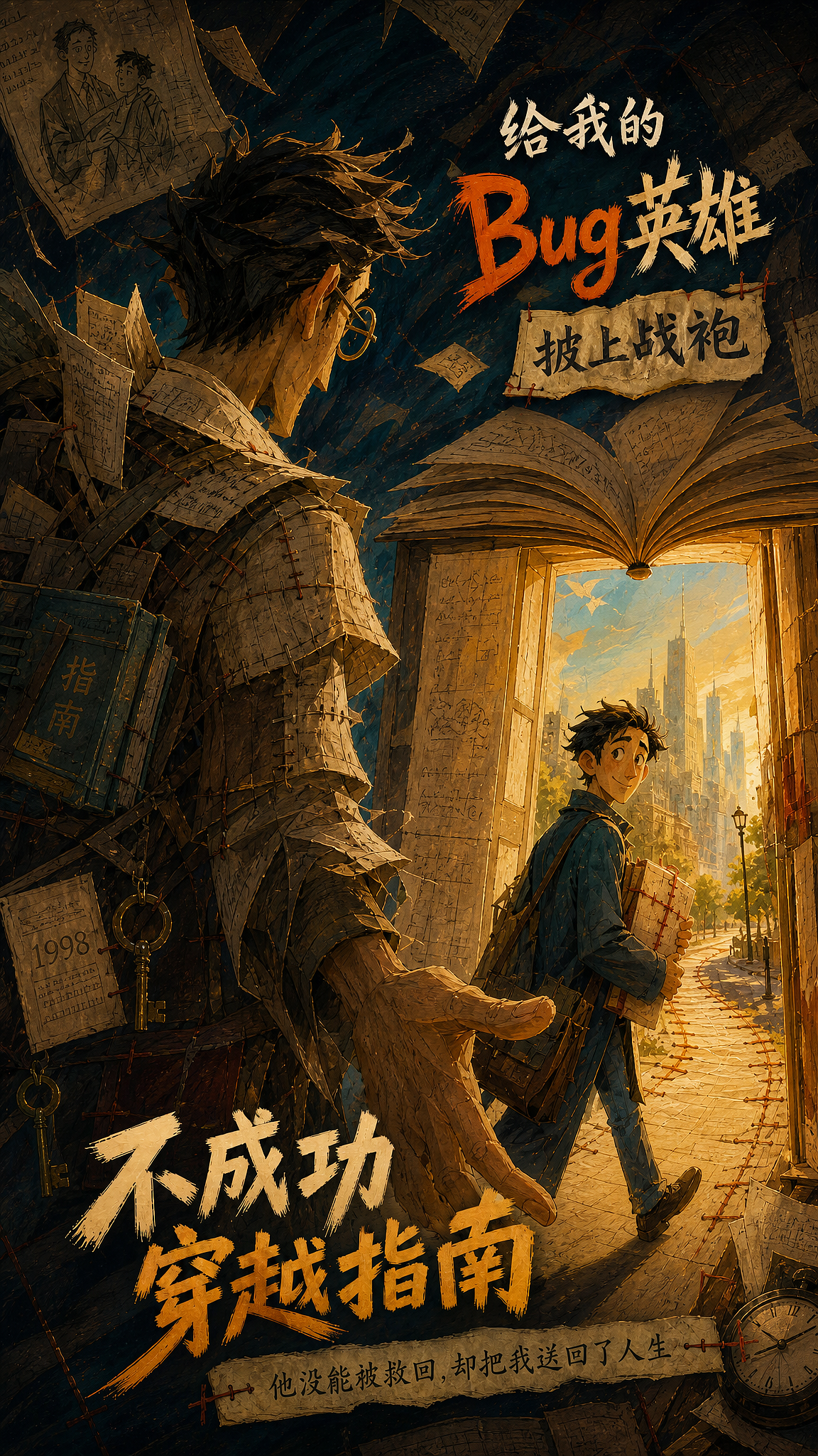 不成功穿越指南-失败也可以成为英雄(图ZNDA4NTE4MzM2) - AI作品 - 站酷设计师AndrewKevin原创素材 - 站酷ZCOOL