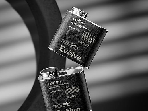 Evolve Coffee aigc品牌包装设计练习