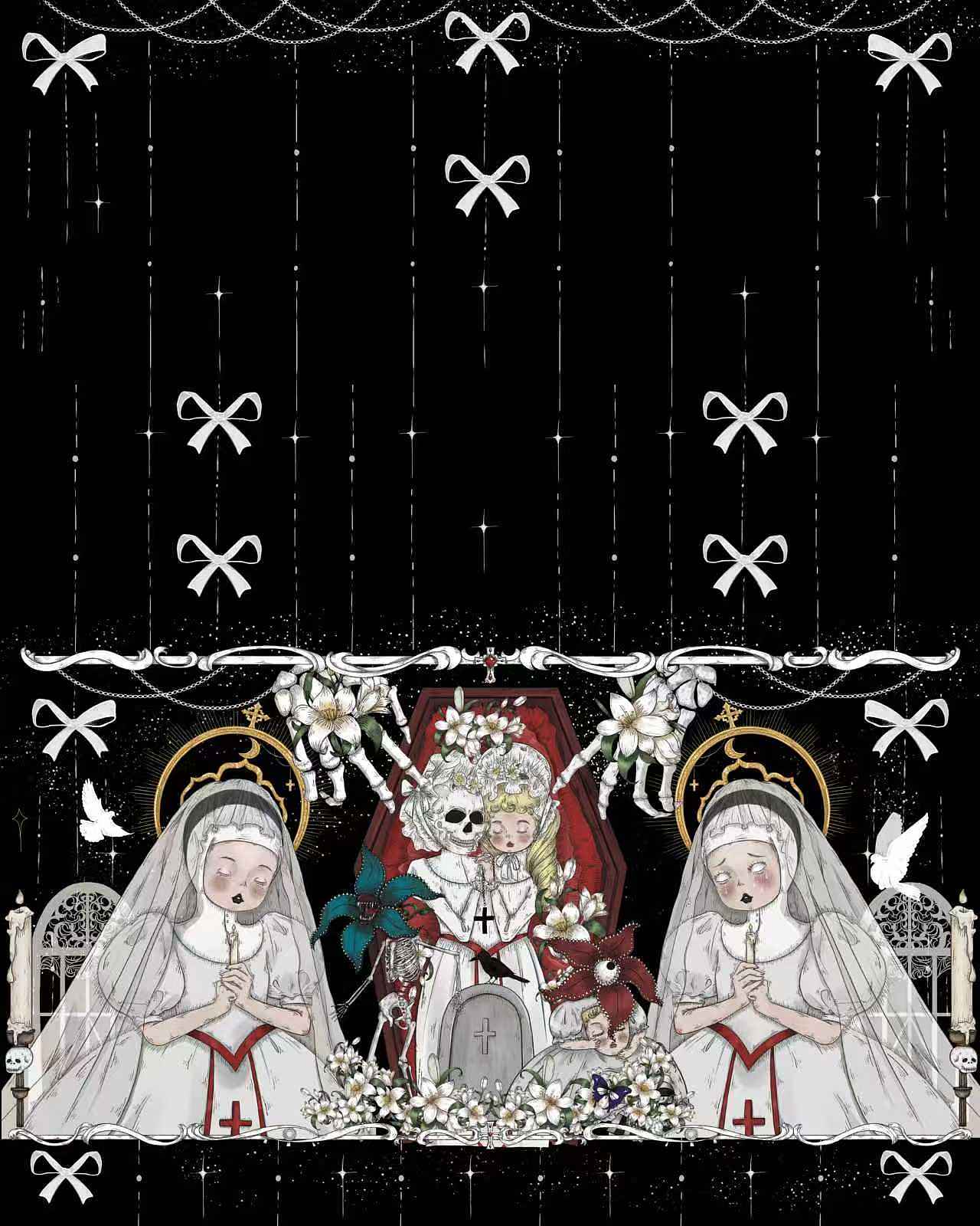 定位柄图（祈祷）（图ZNDA4NTQxNDQ4） - 商业插画 - 站酷设计师MrSanXiong原创素材 - 站酷ZCOOL