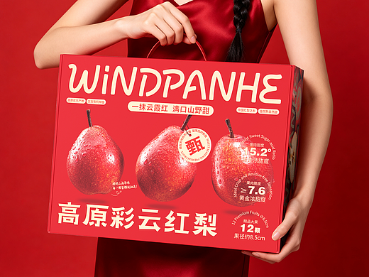 启风畔禾品牌—水果系列产品礼盒设计