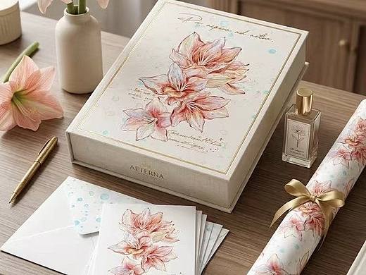 暖调花卉水彩插画｜纸品/家纺/礼盒商用适配设