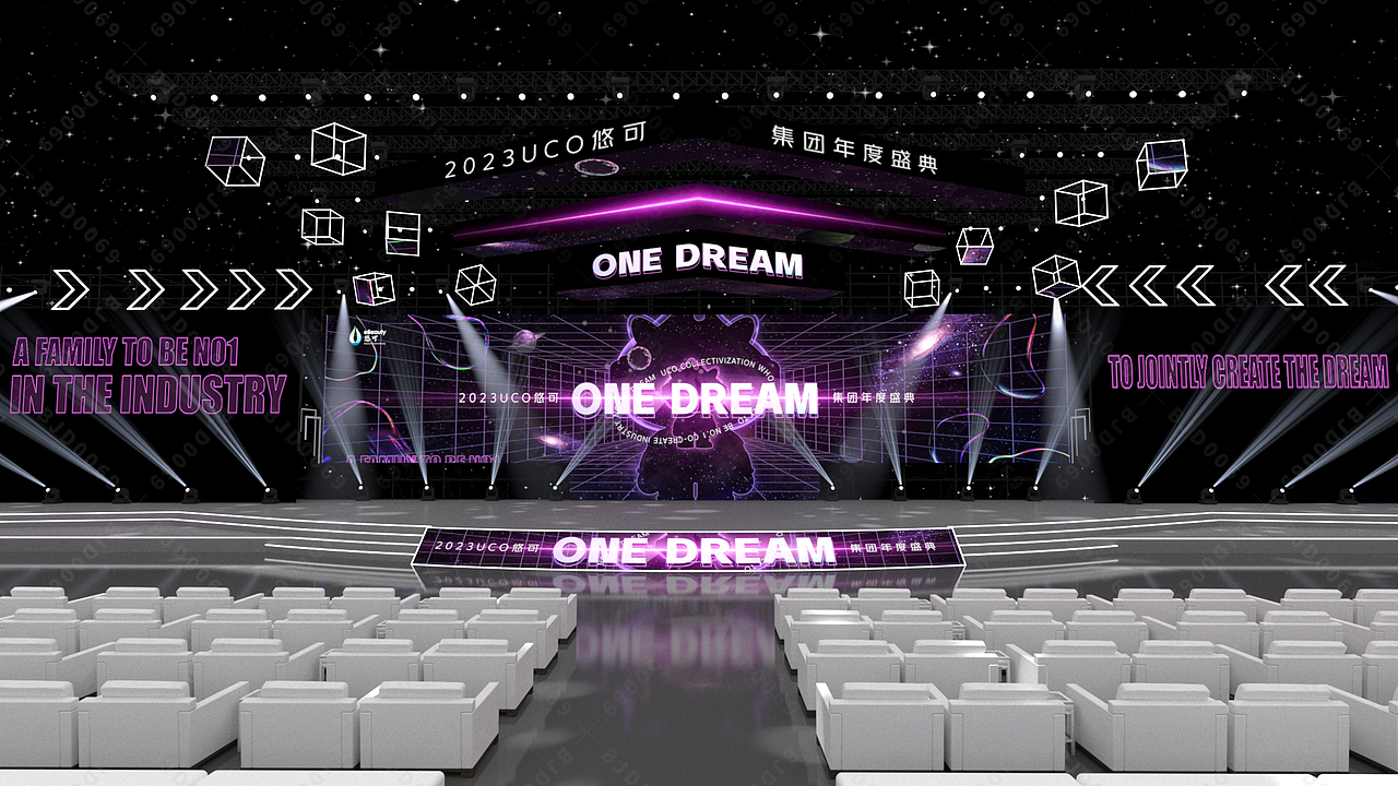 企业年会舞美,公司年会布置,发布会场地设计(图ZNDA4NTU0ODQ0) - 舞台美术 - 站酷设计师舞美设计原创素材 - 站酷ZCOOL