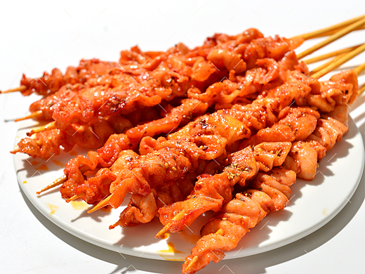 火锅烧烤鸡皮串菜单拍摄|电商美食摄影|×郑州密斯杨