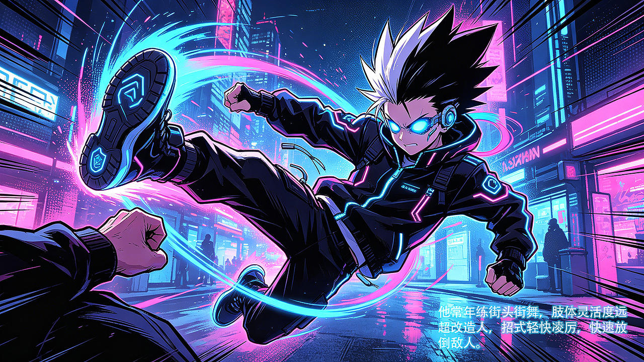 霓虹独行客（图ZNDA4NTU2MjA4） - AI作品 - 站酷设计师奇乐多原创素材 - 站酷ZCOOL
