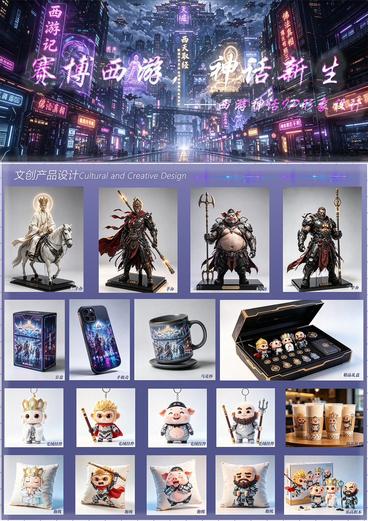 赛博西游·神话新生（图ZNDA4NTU5Nzky） - AI作品 - 站酷设计师LjrGloria原创素材 - 站酷ZCOOL