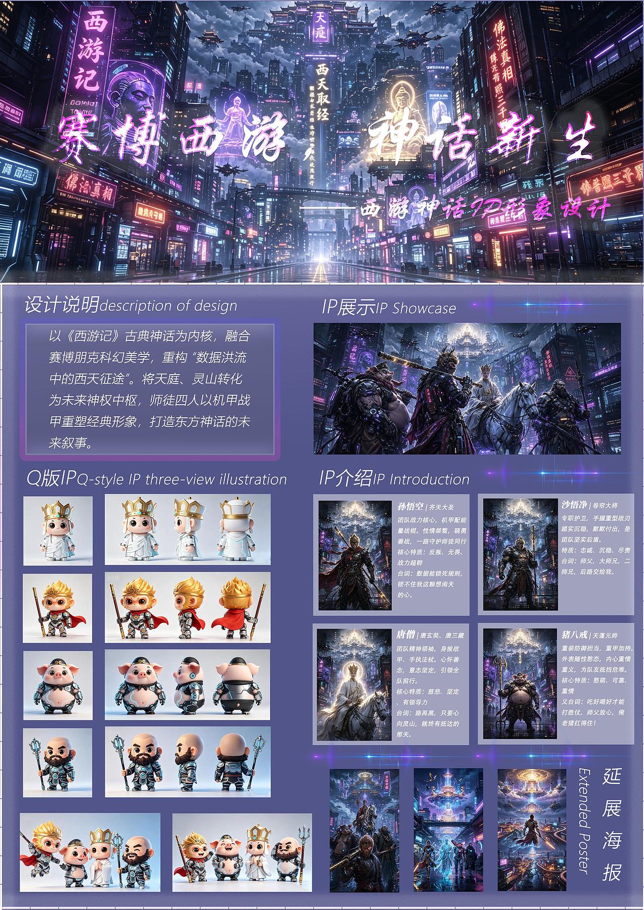 赛博西游·神话新生（图ZNDA4NTU5Nzg0） - AI作品 - 站酷设计师LjrGloria原创素材 - 站酷ZCOOL