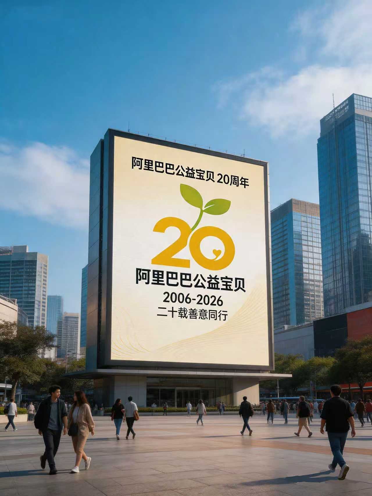 阿里巴巴公益宝贝20周年纪念主视觉设计（二）（图ZNDA4NTk2MjY0） - 品牌 - 站酷设计师蓝湖羊原创素材 - 站酷ZCOOL