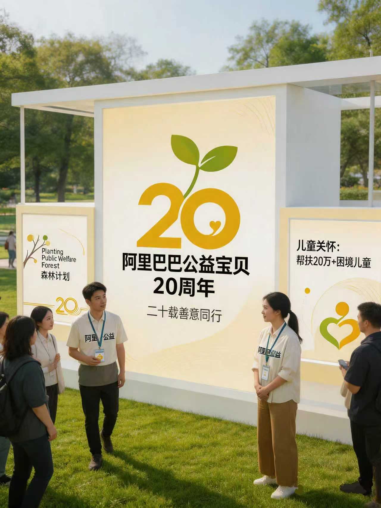 阿里巴巴公益宝贝20周年纪念主视觉设计（二）（图ZNDA4NTk2Mjg0） - 品牌 - 站酷设计师蓝湖羊原创素材 - 站酷ZCOOL