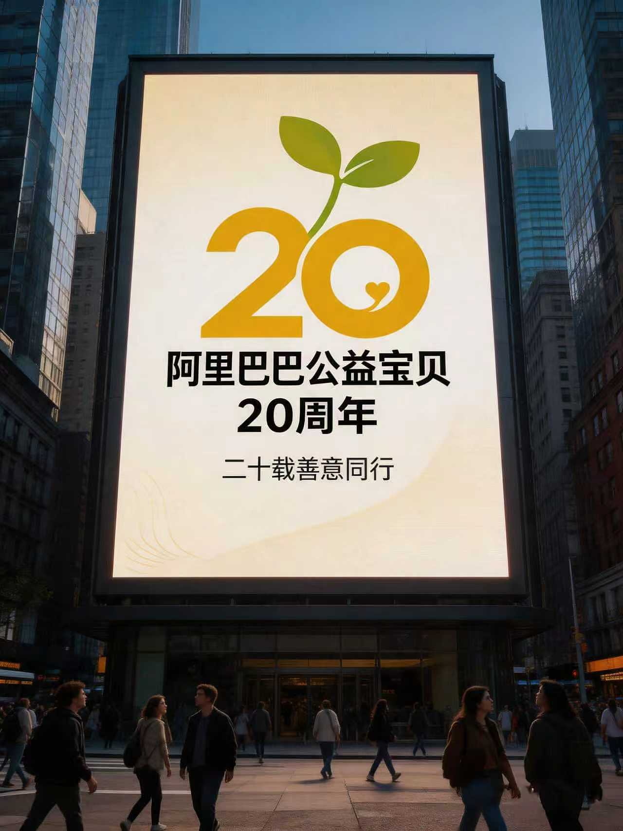 阿里巴巴公益宝贝20周年纪念主视觉设计（二）（图ZNDA4NTk2MzAw） - 品牌 - 站酷设计师蓝湖羊原创素材 - 站酷ZCOOL