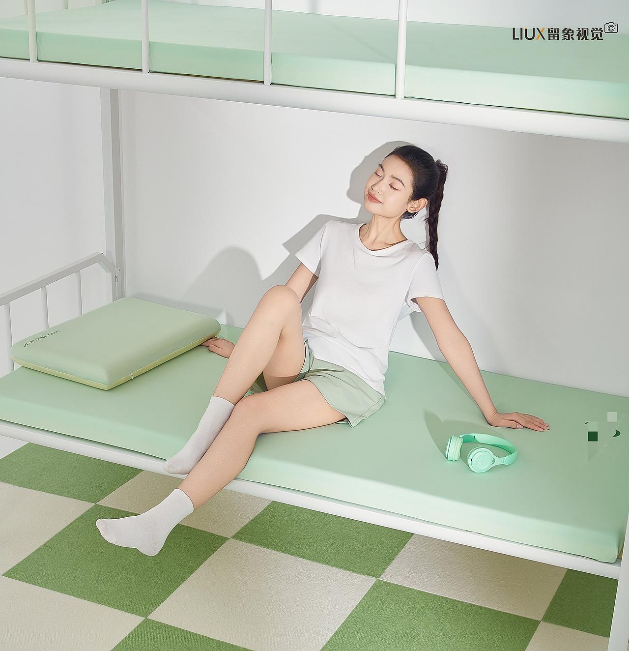 华娜朵x留象视觉 学生上下床 床垫拍摄（图ZNDA4NjAyODY4） - 产品摄影 - 站酷设计师留象视觉原创素材 - 站酷ZCOOL