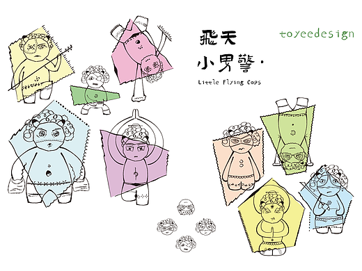 “负责正义，也负责捣乱”—飞天小男警角色设计