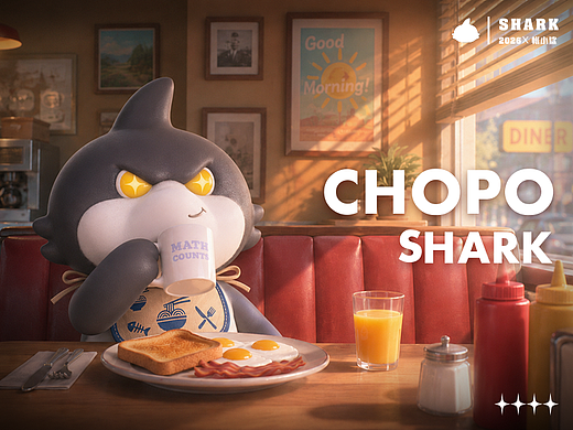 CHOPO鲨 | 储储 ——理性储蓄主题IP衍生设计