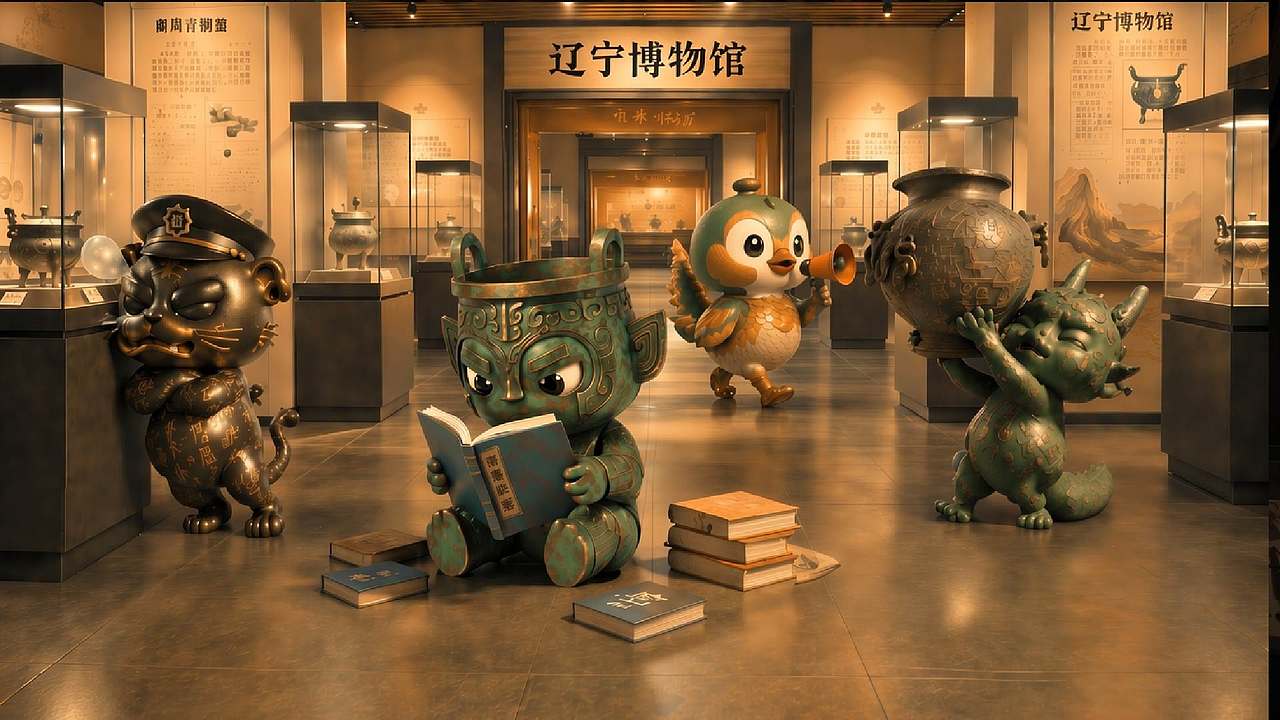 辽宁博物馆（图ZNDA4NjQwNjQ4） - AI作品 - 站酷设计师Kay凯1原创素材 - 站酷ZCOOL