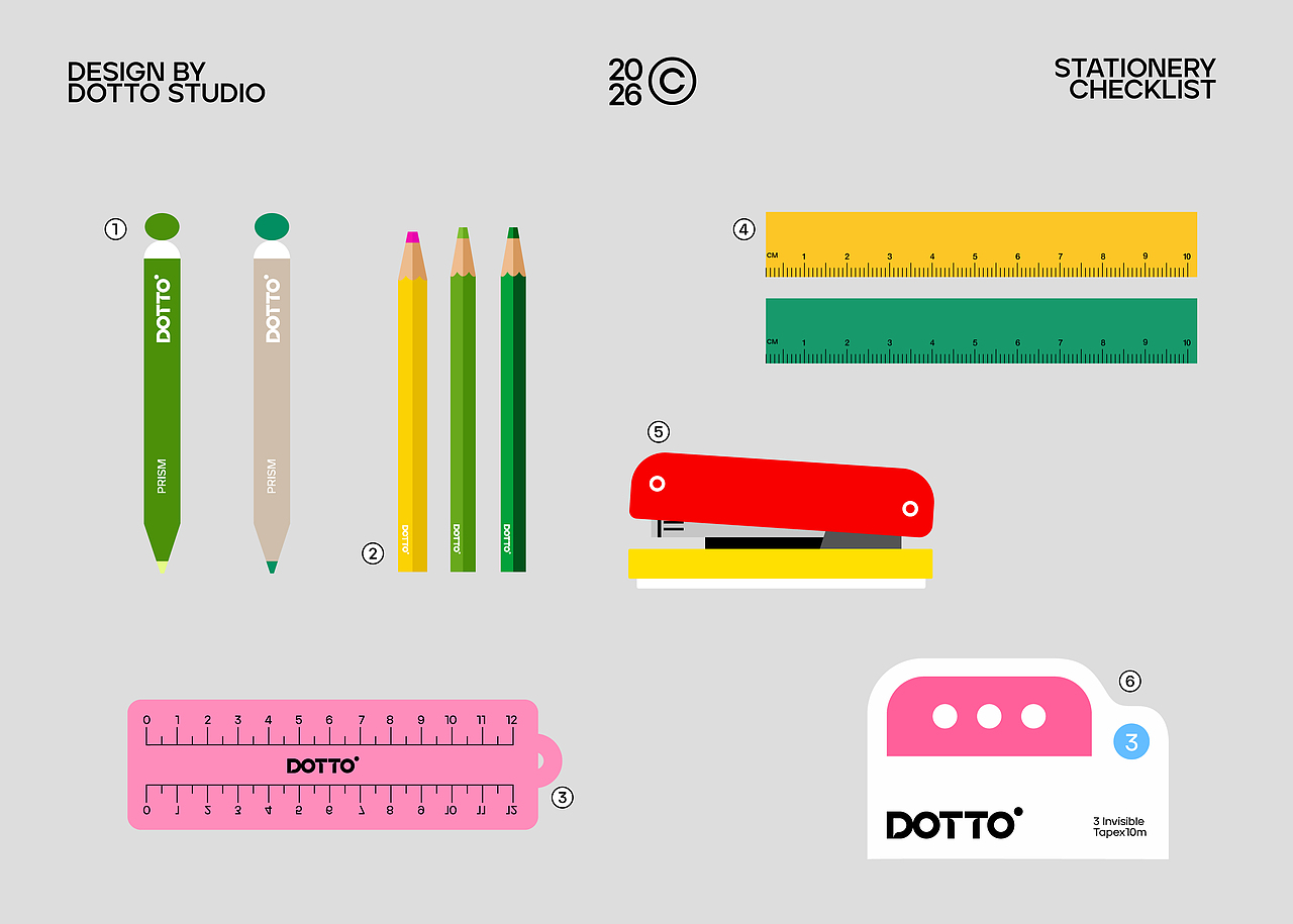 DOTTO文具品牌包装设计(图ZNDA4NjQ1OTA4) - 包装 - 站酷设计师青轶设计原创素材 - 站酷ZCOOL