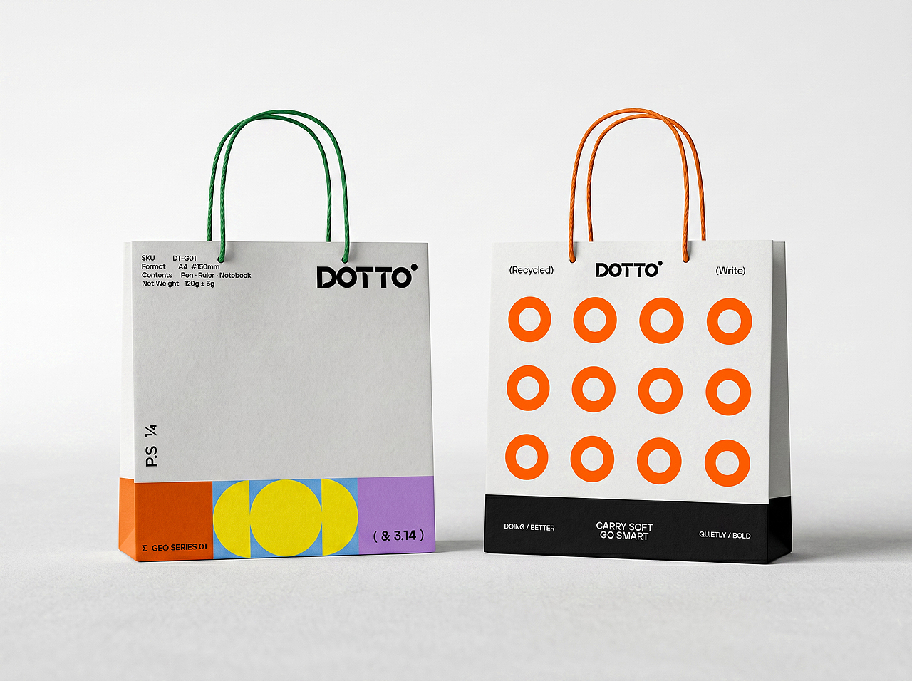 DOTTO文具品牌包装设计(图ZNDA4NjQ2MDAw) - 包装 - 站酷设计师青轶设计原创素材 - 站酷ZCOOL
